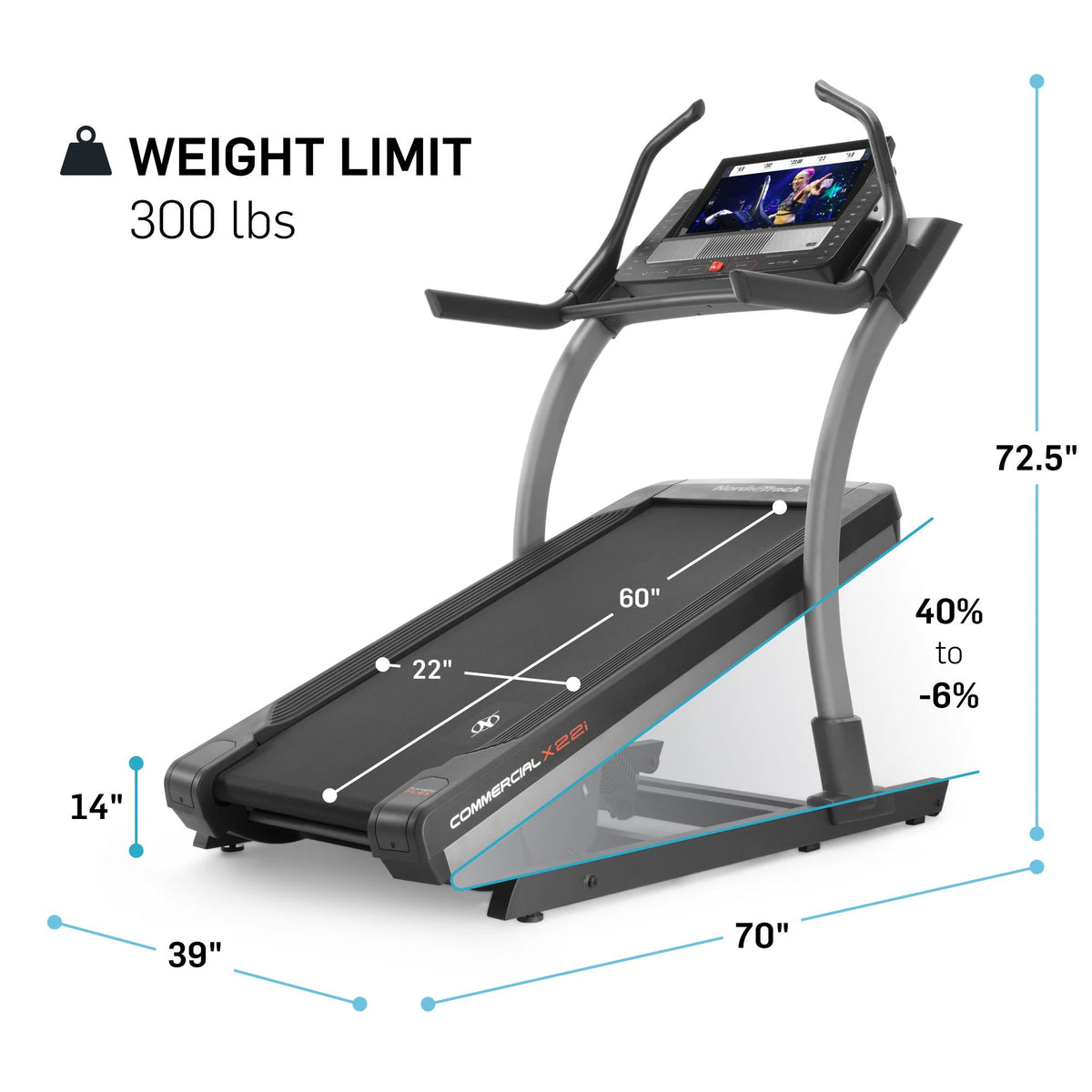 NordicTrack x22i Treadmil