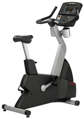 Life Fitness upright bike for cardio workouts