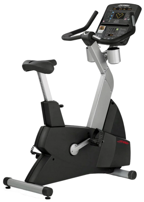 Life Fitness upright bike for cardio workouts